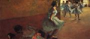 Edgar Degas Dancers Climbing a Stair oil on canvas